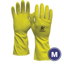 Luva Latex Super Silver T08 M Amarelo Kalipso