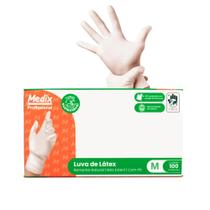 Luva Látex Tamanho M C/100un Medix
