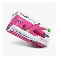 Luva latex unigloves pp/p/m/g com pó caixa c/ 100 unidades (50 pares) envio imediato