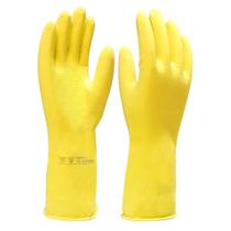 Luva Latex Verniz Silver Amarela Tam Xg Imbat