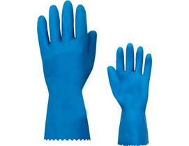 Luva látex verniz silver slim volk azul - ca 37277 - p