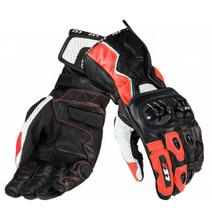 Luva Ls2 Swift Racing Couro Speed Preto Vermelho