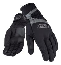 Luva LS2 Urbs Preto Impermeável Touch Screen Confortável