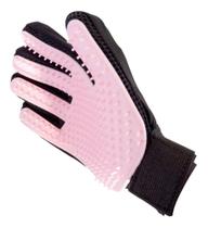 Luva mágica tira pelos para Pets em pontas de silicone Rosa - HORIZONTE