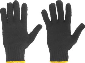 Luva malha algodão/poliéster preta 4 fios Vonder Luva malha algodão/poliéster preta 4 fios Vonder