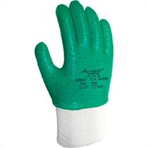 Luva Malha Emborrachada Acrilon Servico Pesado Blister - Kit C/10 Pecas Luva Malha Emborrachada Acrilon Servico Pesado Blister - Kit C/10 Pecas