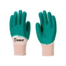 Luva Malha Imbat Latex Janela Vd 08 ./ Kit Com 12 PR