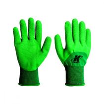 Luva Malha Kalipso Verde Confortato Emborrachada G Par - Kit C/12 Luva Malha Kalipso Verde Confortato Emborrachada G Par - Kit C/12