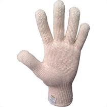 Luva Malha Trico Acrilon Simples Branca Cartela - Kit C/10 Pares Luva Malha Trico Acrilon Simples Branca Cartela - Kit C/10 Pares