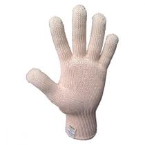 Luva Malha Trico Acrilon Simples Branca Cartela - Kit C/10 Pecas