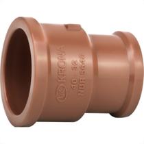 Luva Marrom Krona Liso Liso Reducao 50Mm X25Mm 453 - Kit C/10