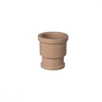 Luva Marrom Krona Liso Liso Reducao 60Mm X50Mm 587 - Kit C/10 Luva Marrom Krona Liso Liso Reducao 60Mm X50Mm 587 - Kit C/10