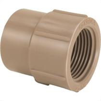 Luva Marrom Krona Liso Rosca 25Mm X 3/4'' 488 - Kit C/50 Luva Marrom Krona Liso Rosca 25Mm X 3/4'' 488 - Kit C/50
