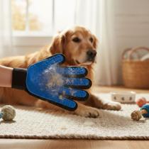 Luva Massageadora E Removedora De Pelos De Cães E Gatos