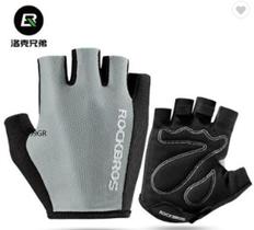 Luva Meio Dedo Ciclismo Masculina - Rockbros - G/Gg