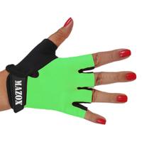 Luva Meio dedo Feminina Ciclismo Neoprene Bike Proteção UV Verde