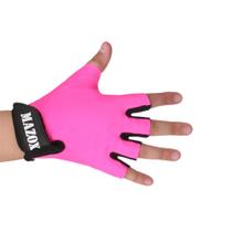 Luva Meio dedo Infantil Ciclismo Neoprene Bike Proteção UV Rosa Luva Meio dedo Infantil Ciclismo Neoprene Bike Proteção UV Rosa