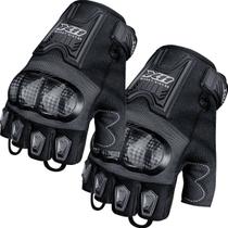 Luva Meio Dedo X11 Blackout 2 Masculina Preta Motoqueiro Moto Motociclista Tamanho:3G Luva Meio Dedo X11 Blackout 2 Masculina Preta Motoqueiro Moto Motociclista Tamanho:3G