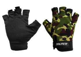 Luva Meio Dedo YL015 - Albatroz Fishing - New Camuflado