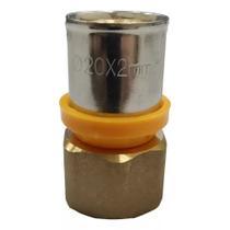 LUVA METAL MANGUEIRA MISTA PARA CONDUÇÃO DE GÁS 20mm x 1/2 FITTING LUVA METAL MANGUEIRA MISTA PARA CONDUÇÃO DE GÁS 20mm x 1/2 FITTING