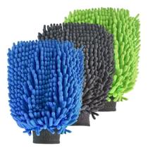 Luva Microfibra JS para Lavagem Automotiva 1 Unidade Sortida