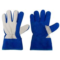 Luva mista camurça e vaqueta 7 cm - RLL-LM07