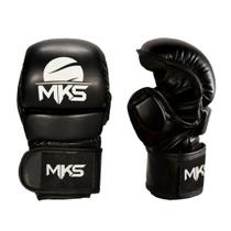 Luva MMA MKS Combat Shooter Preta