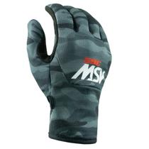 Luva Mociclista Asw 365 Camuflada Cinza Proteção Moto