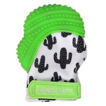 Luva Mordedor Munch Mitt Cacto Verde de Silicone