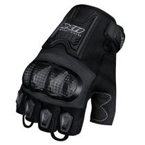 Luva Moto Masculina Blackout 2 Meio Dedo Motociclista X11