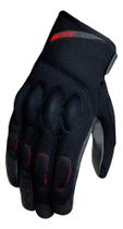 Luva Moto Nitro Air Ventilada X11 Motoqueiro Primavera Verão Tamanho:GCor:Preta/VermelhoGenero:Unissex