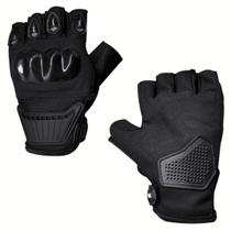 Luva Motociclista Modelo Go Extreme Meio Dedo Punho Curto (P)