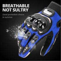 Luva Motociclista Proteção Anti Impacto Respirável Antiderrapante Esportiva Motoqueiro Motocross Bike Moto 0535