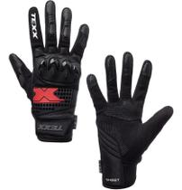 Luva Motociclista Texx Old Shoot Couro Esportiva Masculina