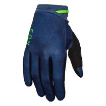 Luva Motocross Fox 180 Taunt Azul Cross Trilha Off Road