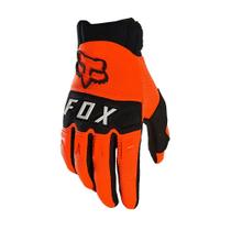 Luva motocross trilha fox mx dirtpaw flame laranja tam g