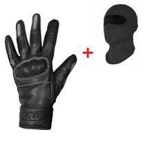 Luva Motoqueiro Esportiva De Couro Texx Liberty + Balaclava