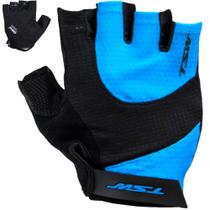 Luva MTB Speed Azul TSW Ciclismo Gel Bike Tamanho G