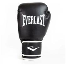 Luva Muay Thai, Boxe Everlast Core 2 - Preto Branco