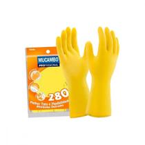 Luva Mucambo Forrada Amarela .G Luva Mucambo Forrada Amarela .G