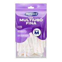 Luva Multiuso Fina de Látex Bompack - 5 Pares