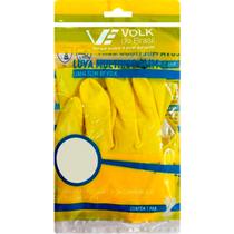 Luva Multiuso Latex Amarela P - VOLK Luva Multiuso Latex Amarela P - VOLK