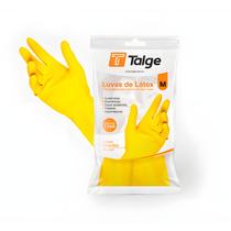 Luva Multiuso Latex Talge Amarela Para proteção quimica, Com CA Luva Multiuso Latex Talge Amarela Para proteção quimica, Com CA