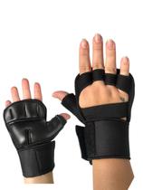 Luva Musculação Academia com Munhequeira -FITNESS