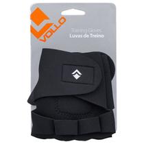 Luva Musculação com Polegar - Tamanho M Preta - Vollo Sports