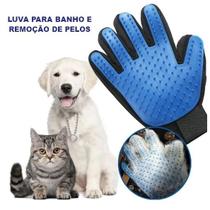 Luva Nano Magnética Pet Escova Tira Pelos Gato Cachorro