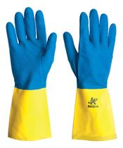 Luva Neoprene E Látex Forrada Cozinha Limpeza Pesada Media