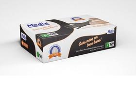 Luva Nitrila Sem Talco M C/100 Und Preta Medix Luva Nitrila Sem Talco M C/100 Und Preta Medix