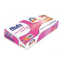 Luva Nitrila Sem Talco M C/100 Und Rosa Medix Luva Nitrila Sem Talco M C/100 Und Rosa Medix