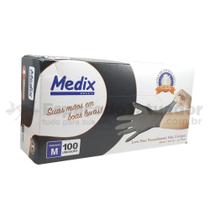 Luva Nitrila Sem Talco P C/100 Und Preta Medix Luva Nitrila Sem Talco P C/100 Und Preta Medix
